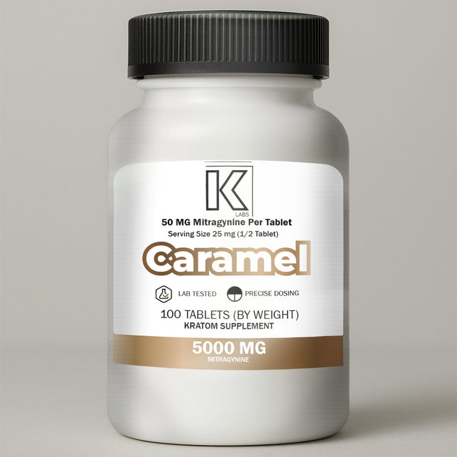50mg Caramel Tablets