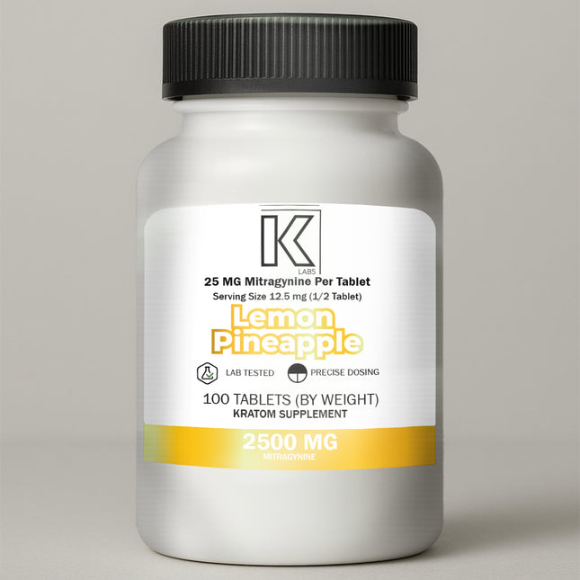 25mg Lemon Pineapple Tablets